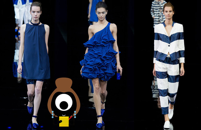 Emporio Armani: Rhapsody in blue