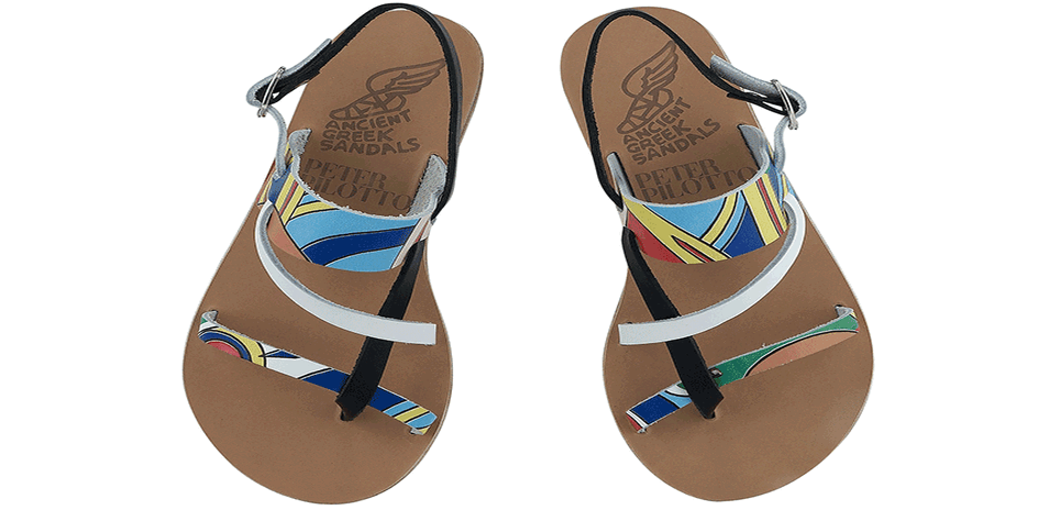 -:  Peter Pilotto  Ancient Greek Sandals