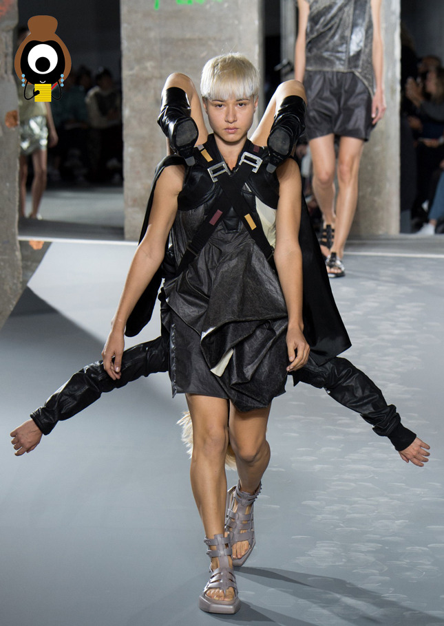 #SuzyPFW: Rick Owens  Female Backpacks