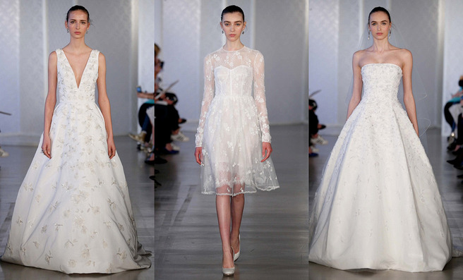 Oscar de la Renta bridal - 2017